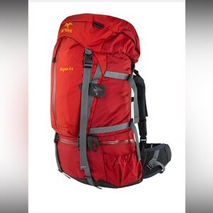 Arc'teryx Women’s 62L Red Hiking Backpack
